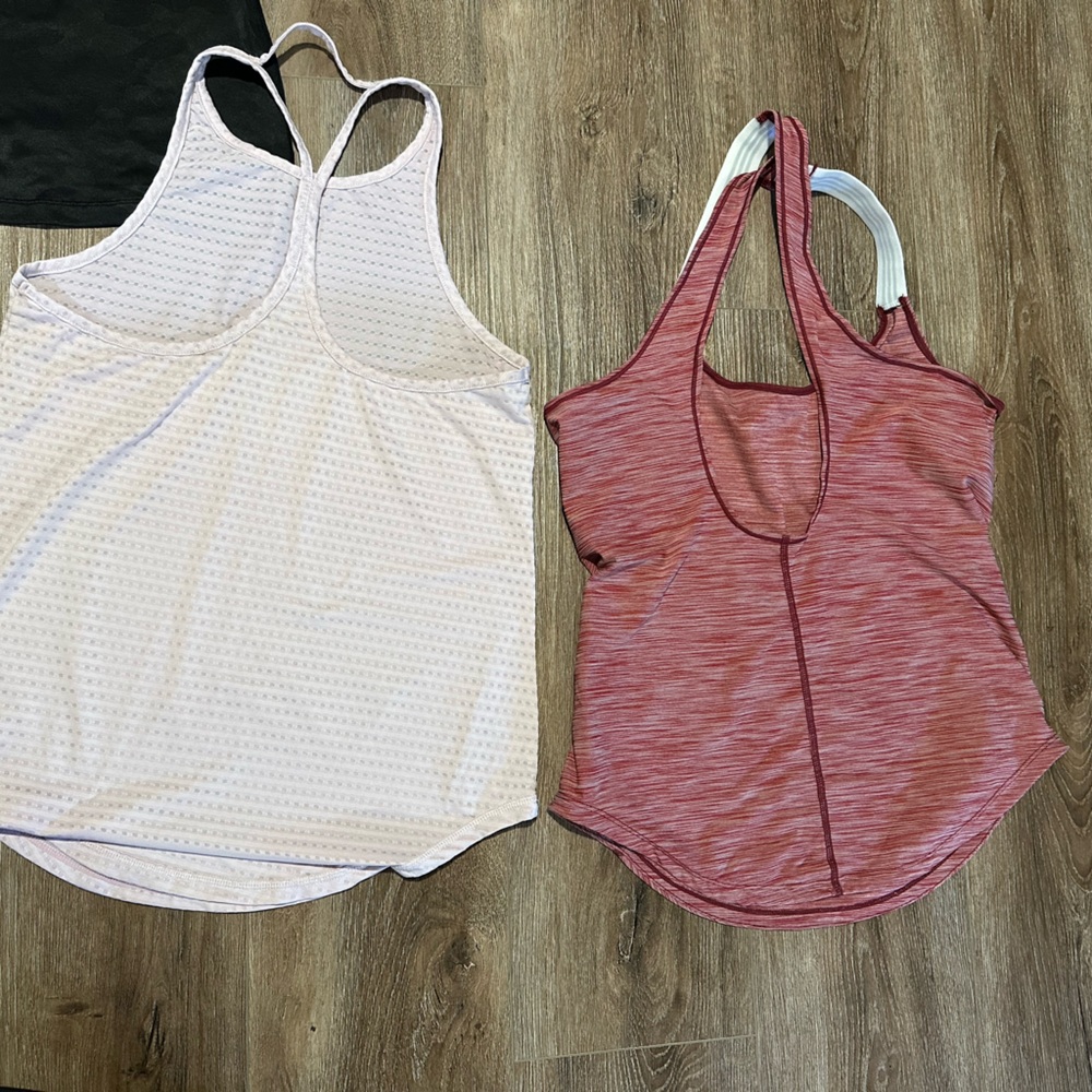 Set of Two Activewear Racerback Tank Tops